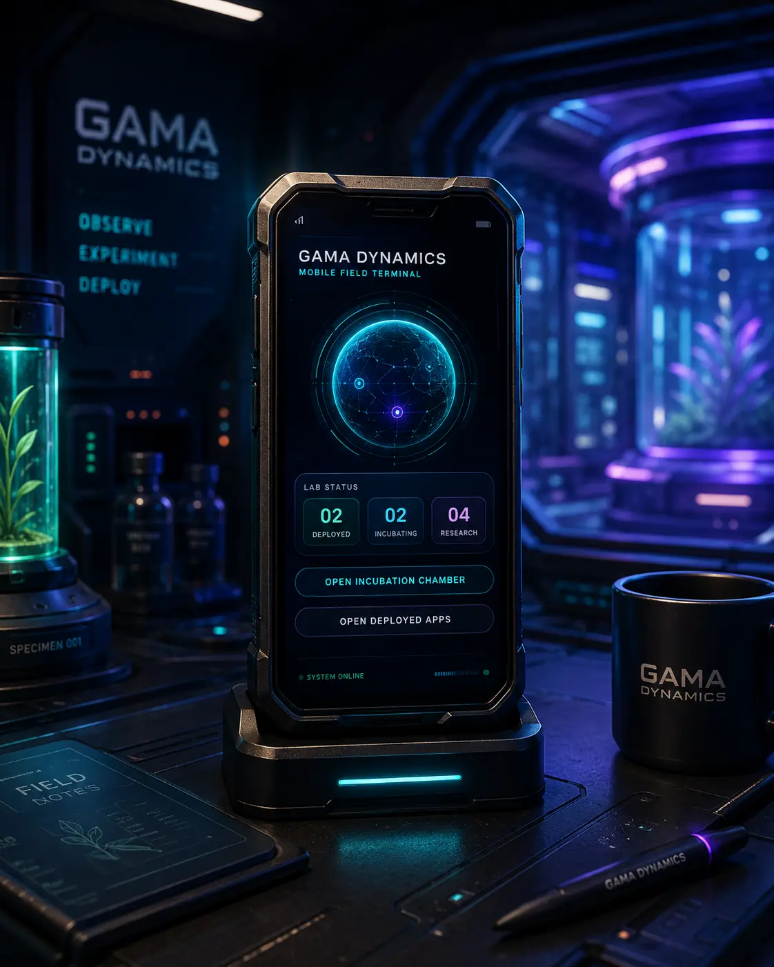 Gama Dynamics Mobile Field Terminal